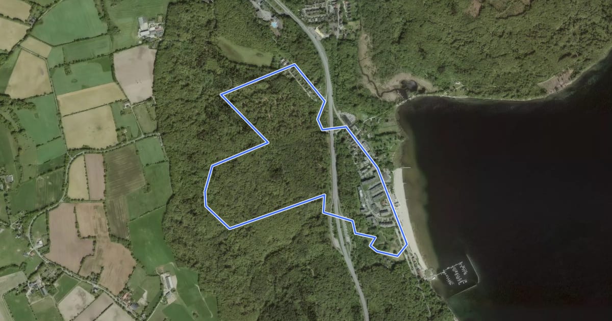 Маршрут Rundwanderweg 6: Wassersleben/Klueser Wald на спутниковом снимке