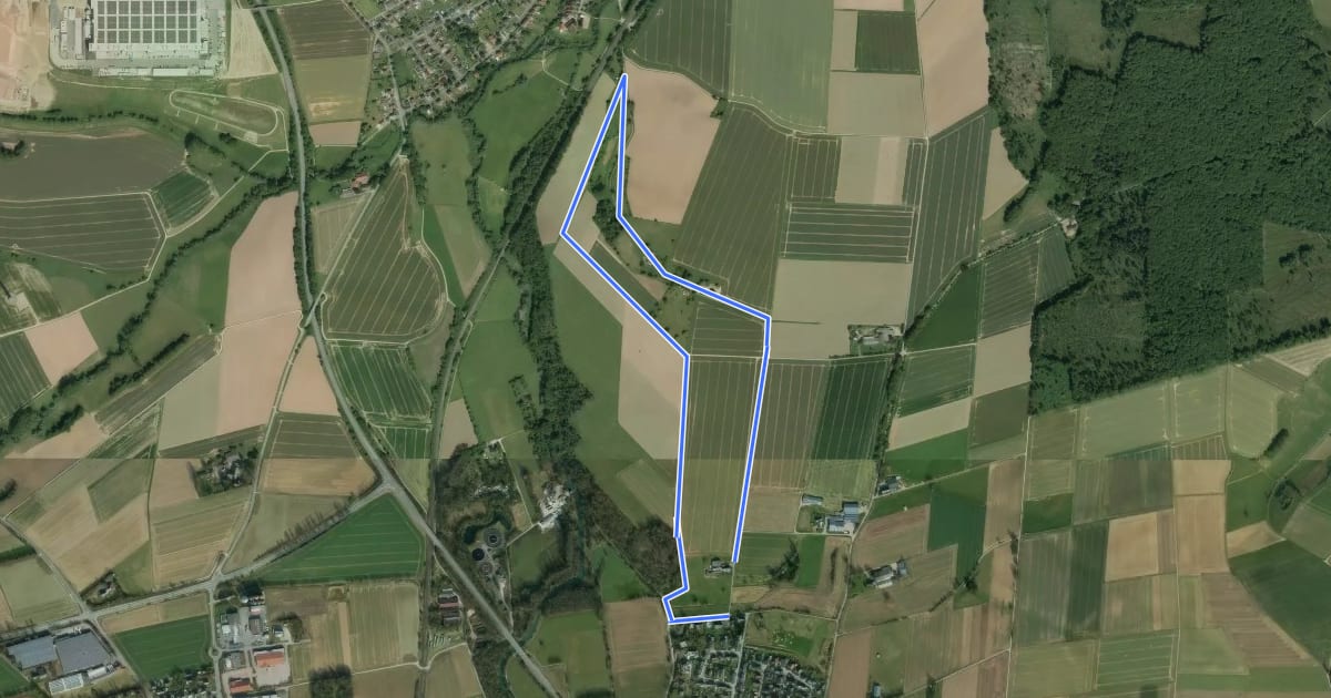 Маршрут Rundwanderweg A3 bei Steinheim на спутниковом снимке