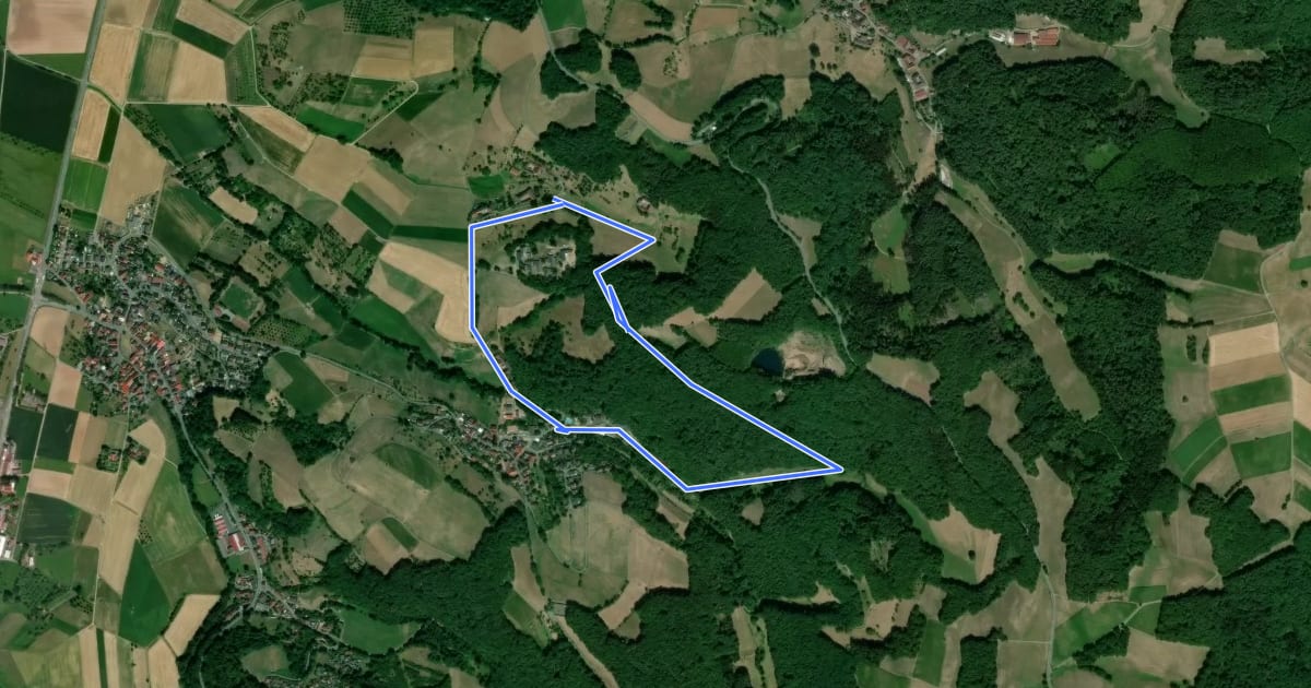 Маршрут Rundwanderweg Affhöllerbach 1 : Kilsbach-Weg на спутниковом снимке
