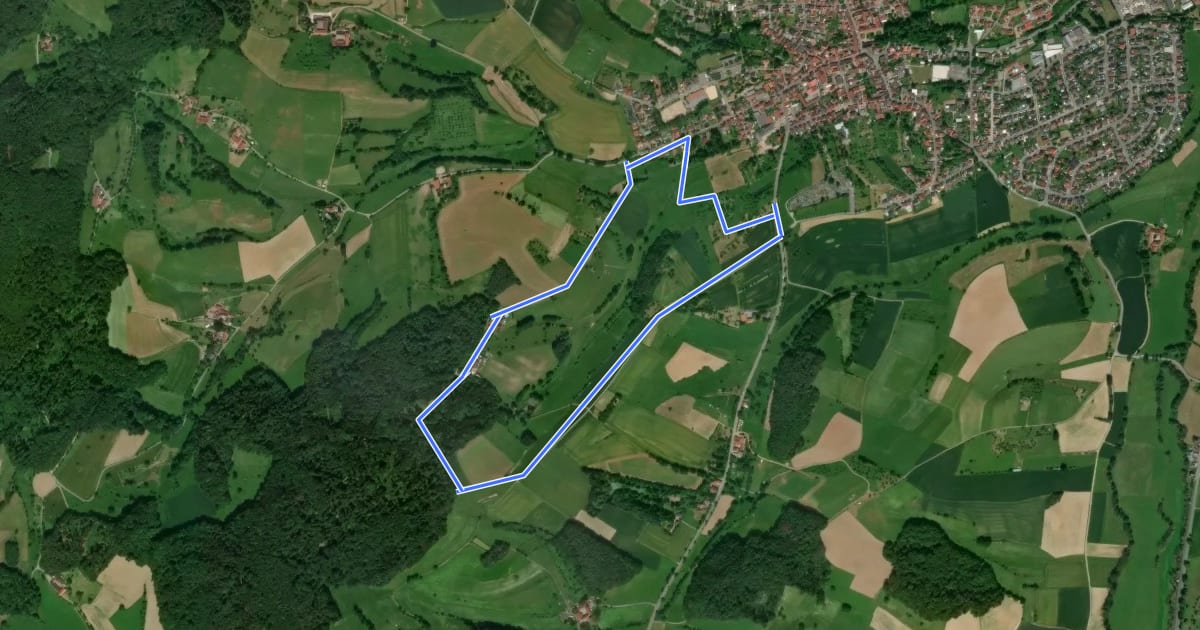 Маршрут Rundwanderweg Am Michelbacher Tal 5 : Rund um den Galgenbergweg на спутниковом снимке