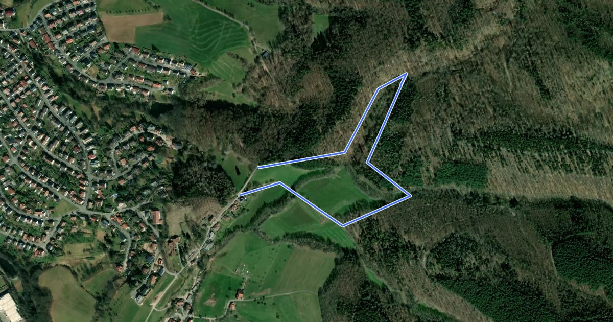 Маршрут Rundwanderweg Am Scheppel 1: Waldlehrpfad на спутниковом снимке