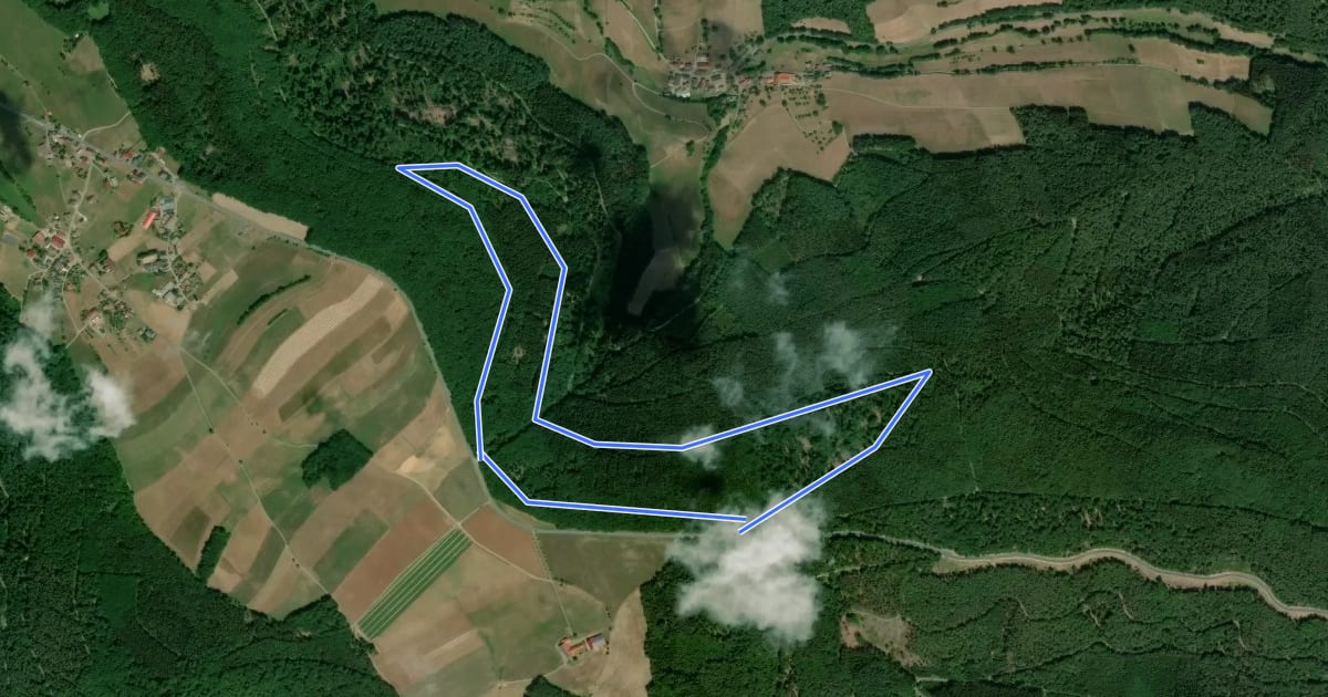 Маршрут Rundwanderweg Amorbach Zwei Bild 3: Orgelschlag-Weg на спутниковом снимке