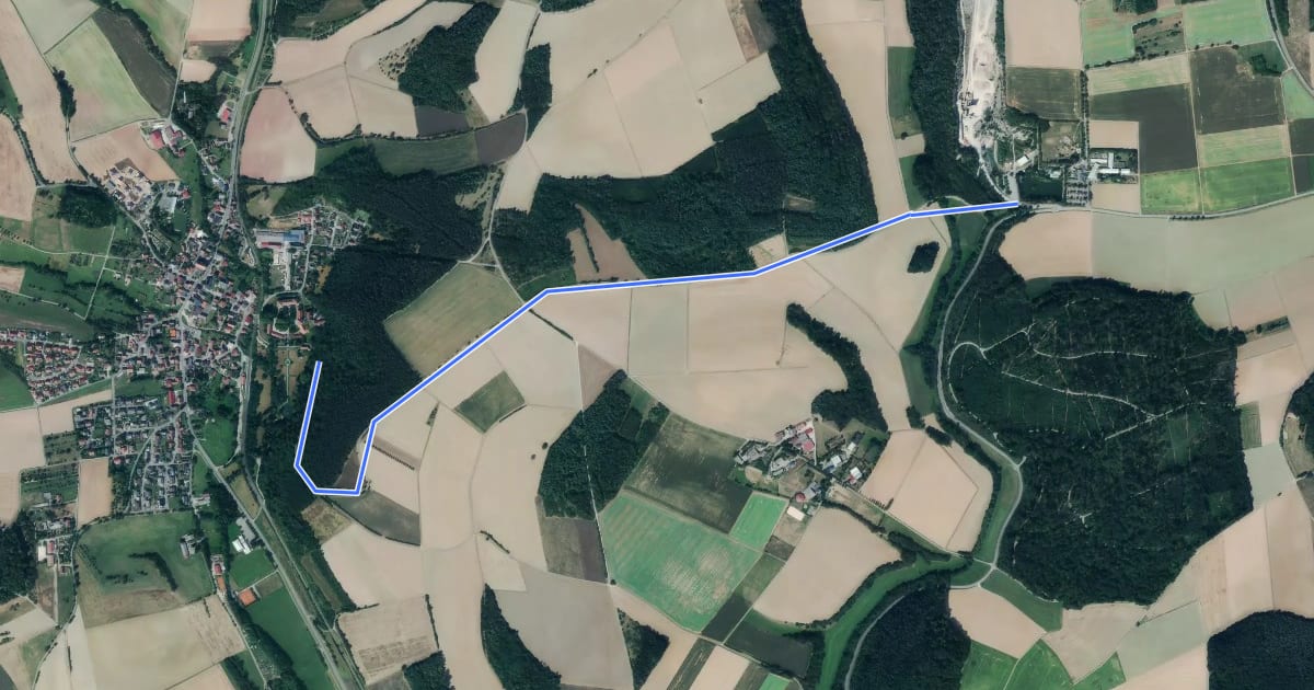 Маршрут Rundwanderweg Bödigheim 2: Tropfsteinhöhlen-Weg на спутниковом снимке