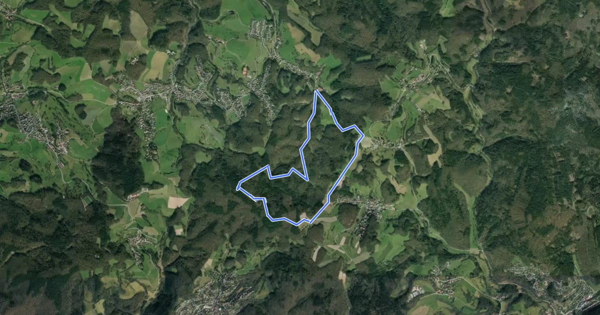 Маршрут Rundwanderweg Bärsbacher Weg 2: Eichelberg-Weg на спутниковом снимке