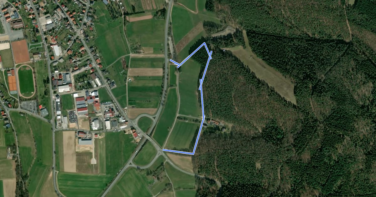 Маршрут Rundwanderweg Beerfelden Buchhelle 4: Maurersdelleweg на спутниковом снимке