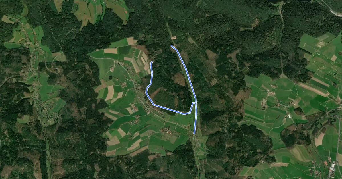 Маршрут Rundwanderweg Beerfelden Dicke Eiche 4: Hardt-Weg на спутниковом снимке