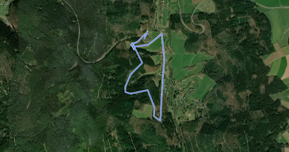 Маршрут Rundwanderweg Beerfelden Olfener Steinbruch 2: Entenstall-Weg на спутниковом снимке
