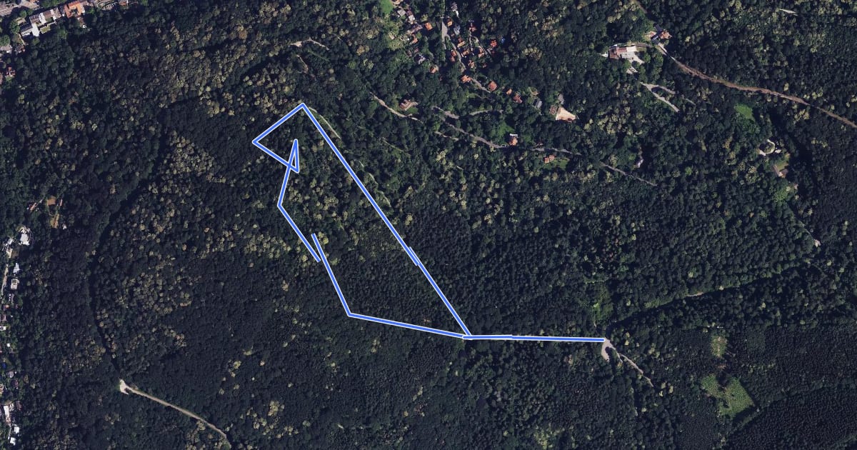 Маршрут Rundwanderweg Blockhaus 1: Gaisberg-Weg на спутниковом снимке