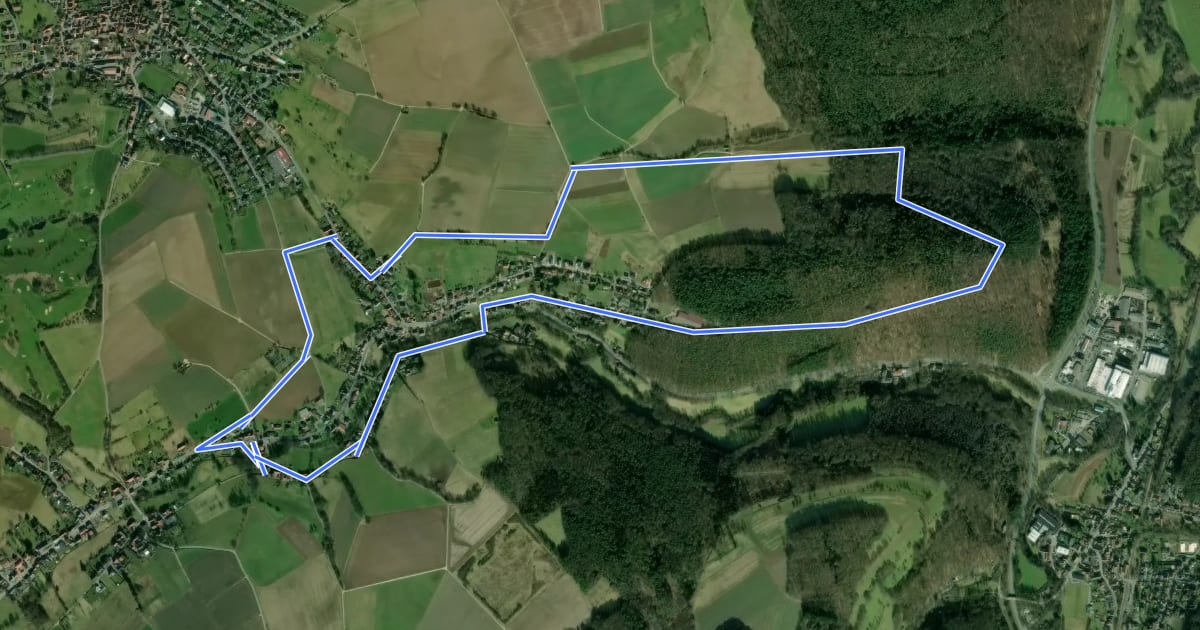Маршрут Rundwanderweg Brombachtal 1 на спутниковом снимке
