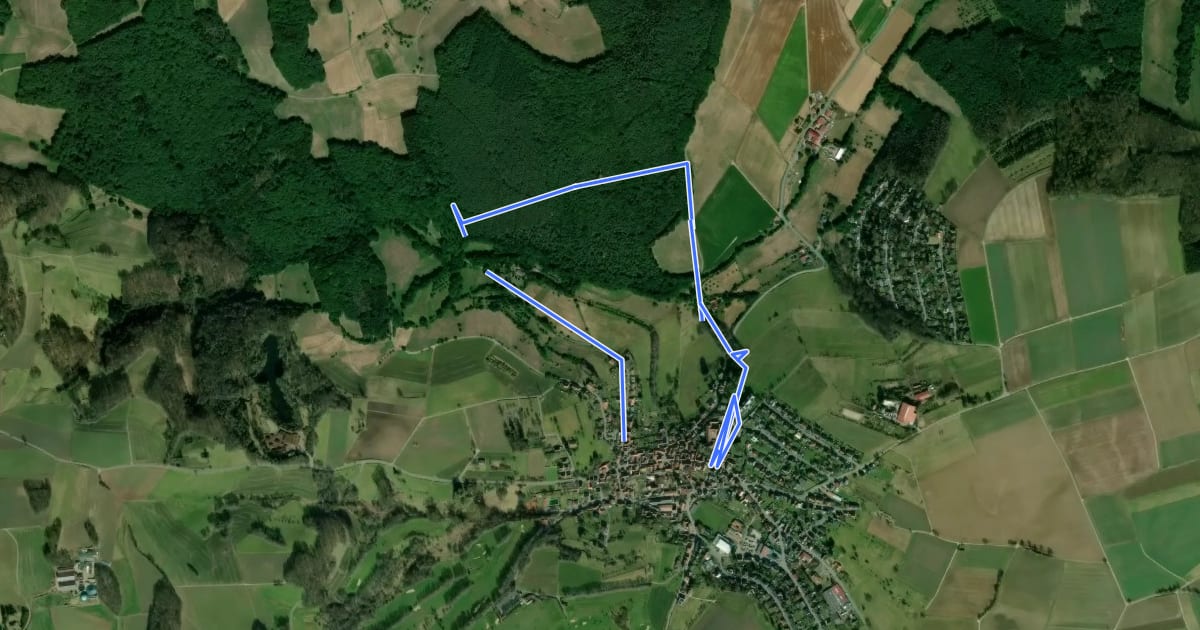 Маршрут Rundwanderweg Brombachtal 2 на спутниковом снимке