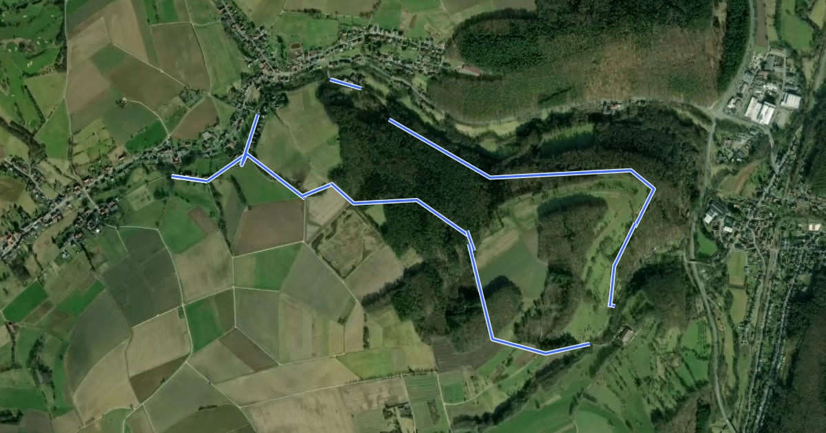 Маршрут Rundwanderweg Brombachtal 3 на спутниковом снимке