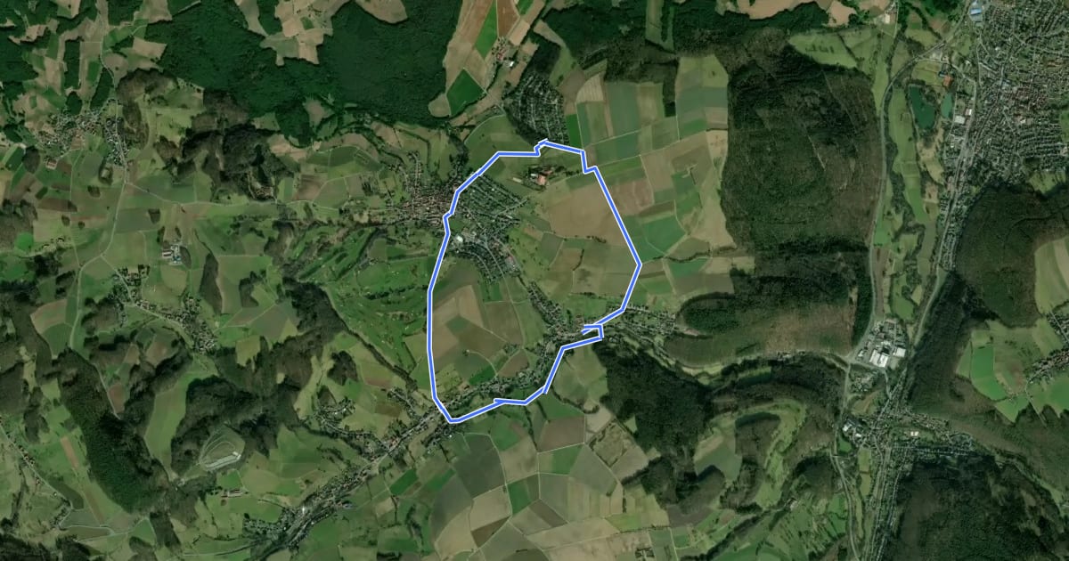 Маршрут Rundwanderweg Brombachtal 4 на спутниковом снимке