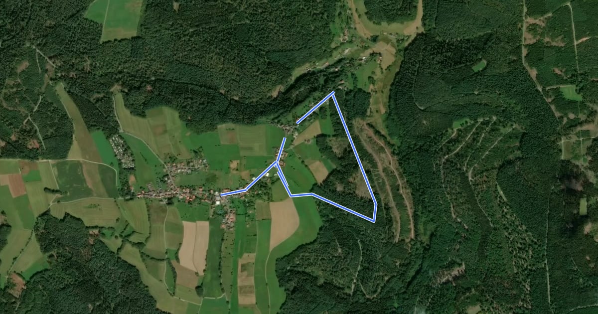 Маршрут Rundwanderweg Bullau 4 на спутниковом снимке
