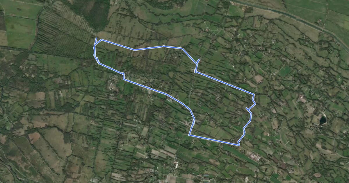 Маршрут Rundwanderweg Burg Kauper am Rande des Hochwaldes entlang на спутниковом снимке