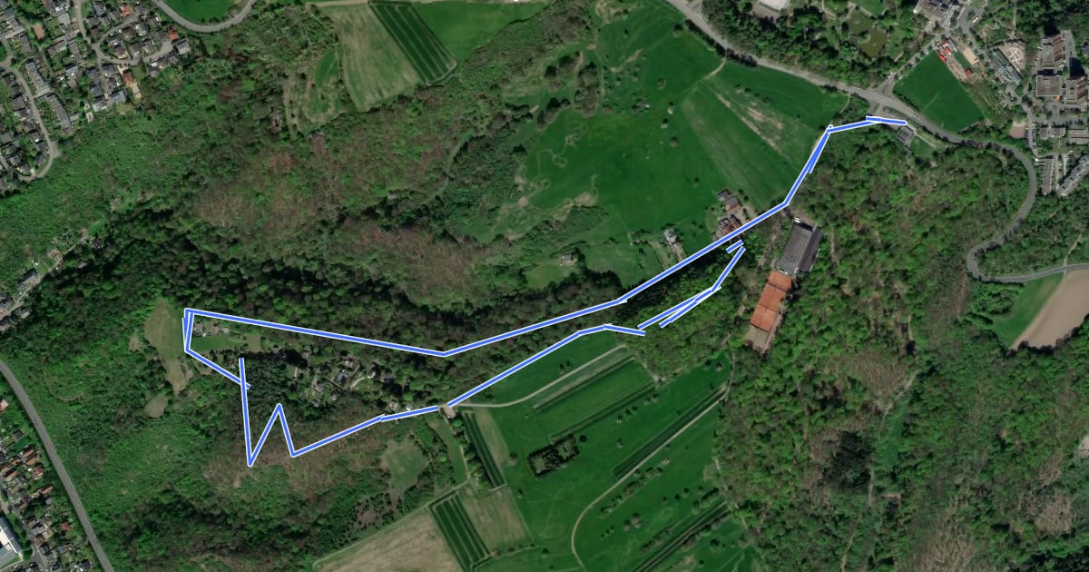 Маршрут Rundwanderweg D5 на спутниковом снимке