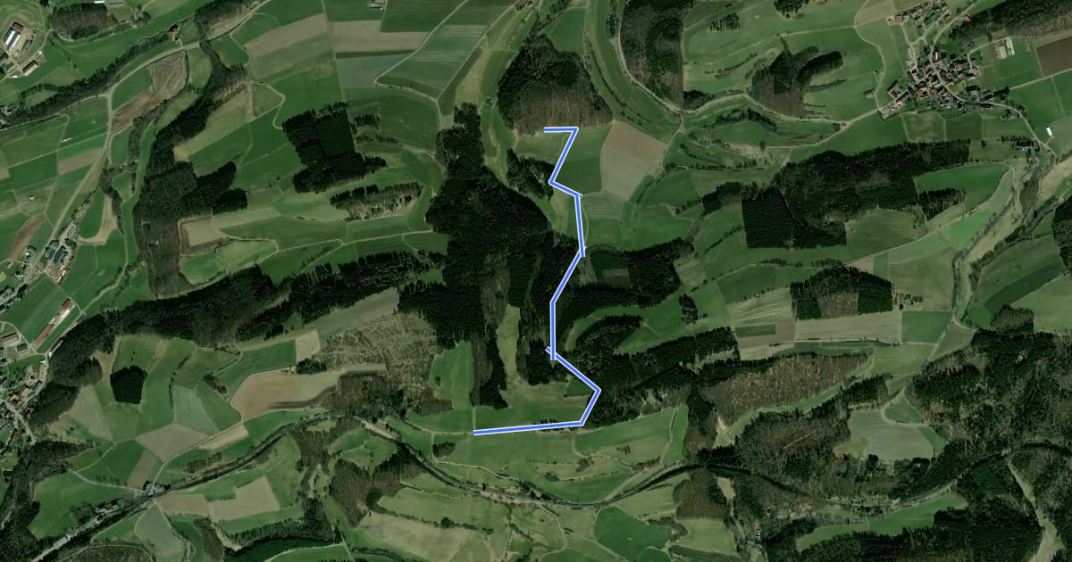 Маршрут Rundwanderweg Deisfeld 2 на спутниковом снимке