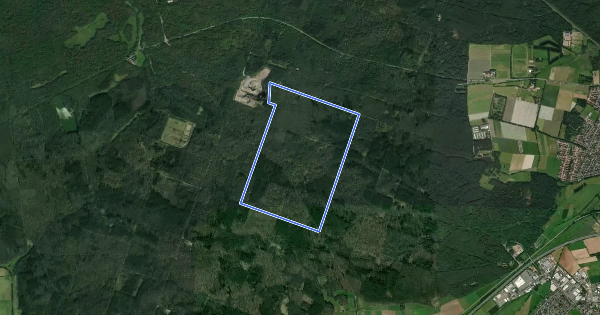Маршрут Rundwanderweg Dieburg Auf der Moret 2: Jakobsborn-Weg на спутниковом снимке