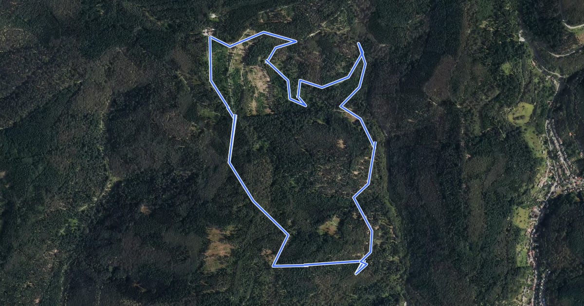 Маршрут Rundwanderweg Dossenheim Weißer Stein 10: Centwald-Weg на спутниковом снимке