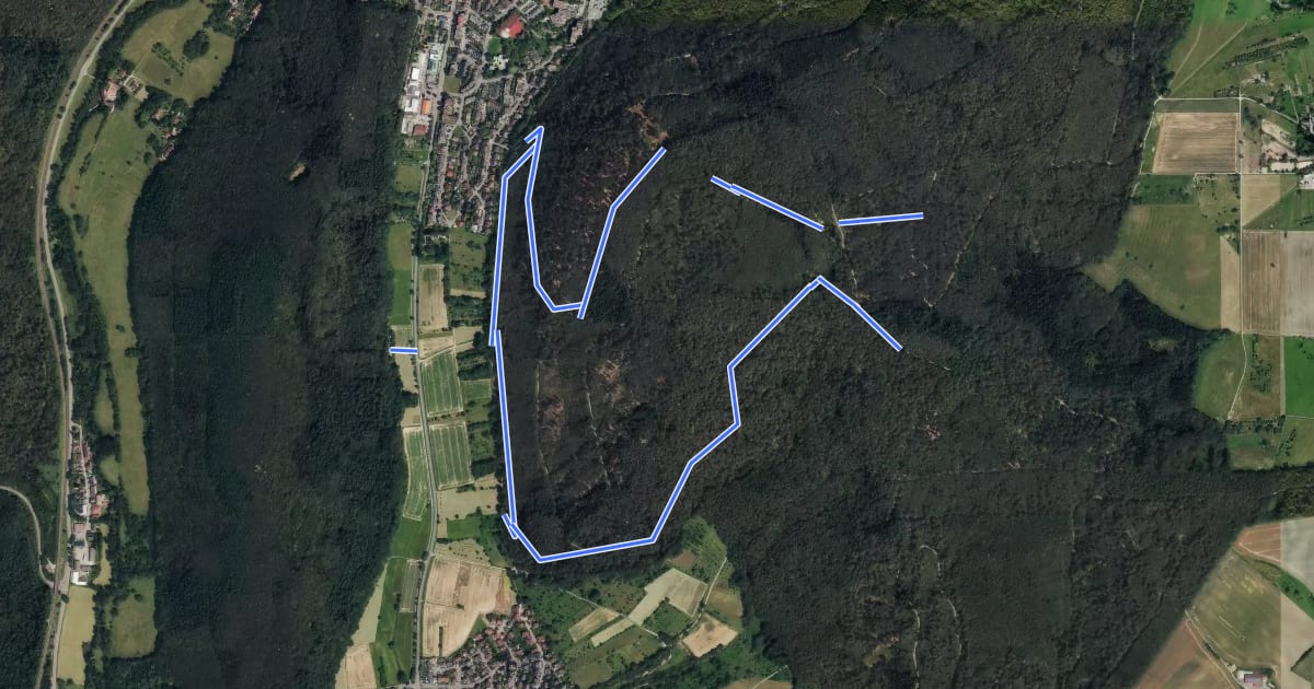 Маршрут Rundwanderweg Drei-Hasen-Hütte 3: Nonnenbrunnen-Weg на спутниковом снимке