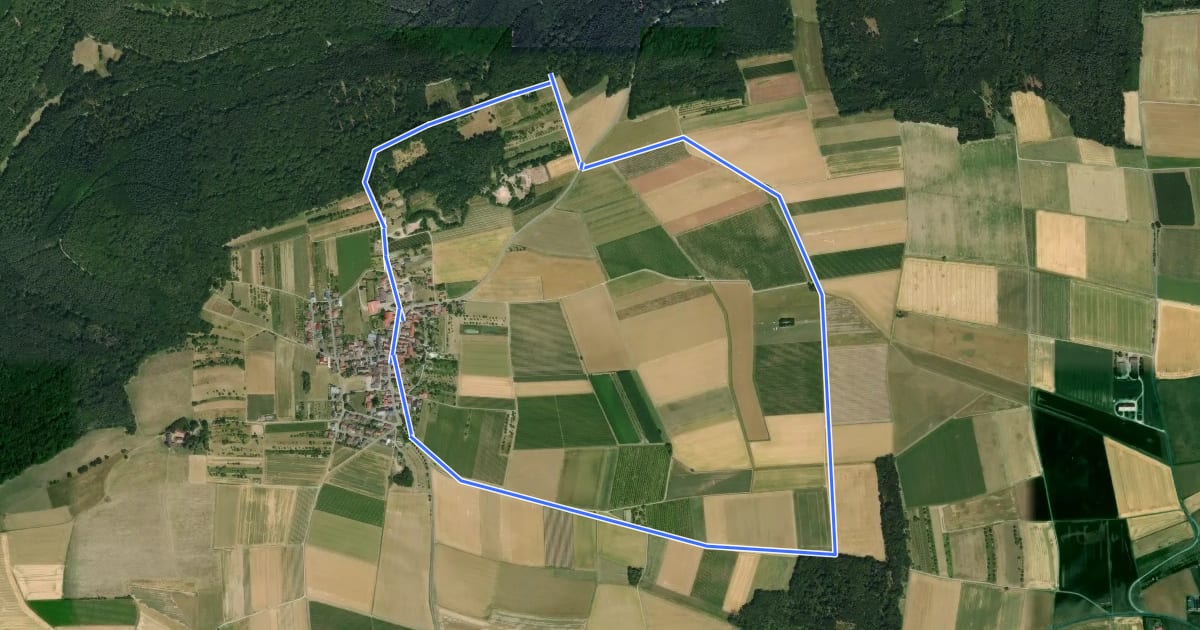 Маршрут Rundwanderweg Ebenheid, Eb2, Hohbusch-Weg на спутниковом снимке