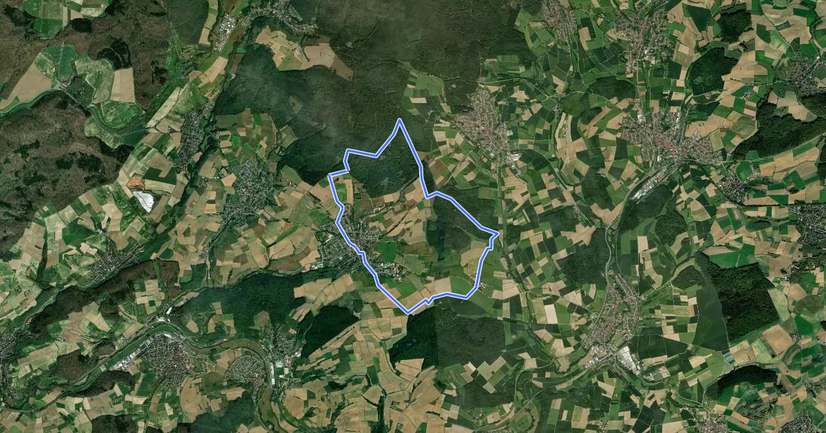 Маршрут Rundwanderweg Epfenbach 2: Waschauf-Weg на спутниковом снимке