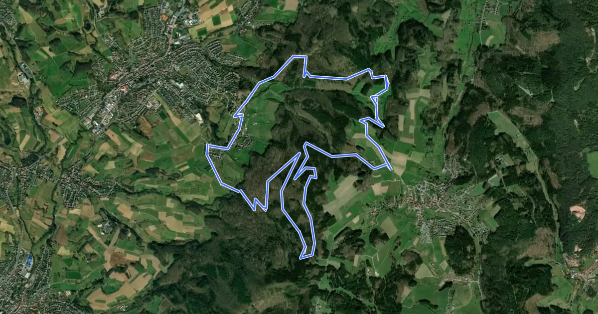 Маршрут Rundwanderweg Fürth 11: Wagenberg-Wanderung на спутниковом снимке