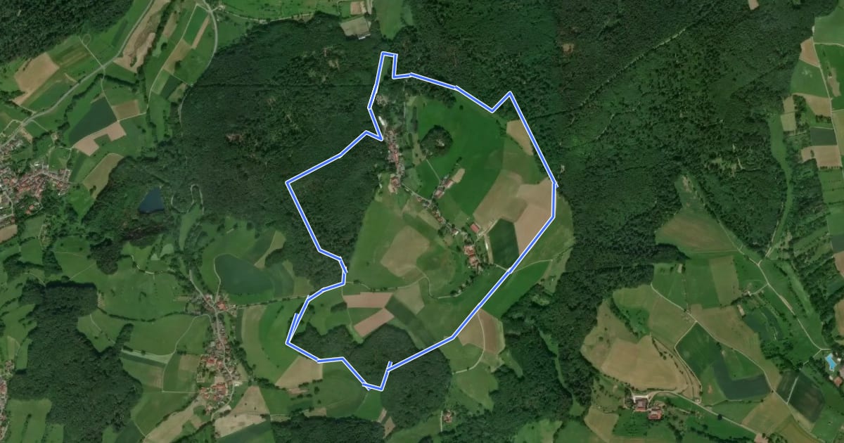 Маршрут Rundwanderweg Fischbachtal 3 : Nonrod Weg на спутниковом снимке