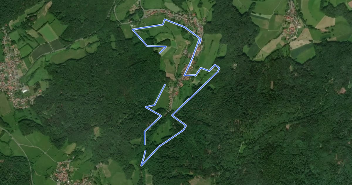 Маршрут Rundwanderweg Fischbachtal 4: Steinau Weg на спутниковом снимке