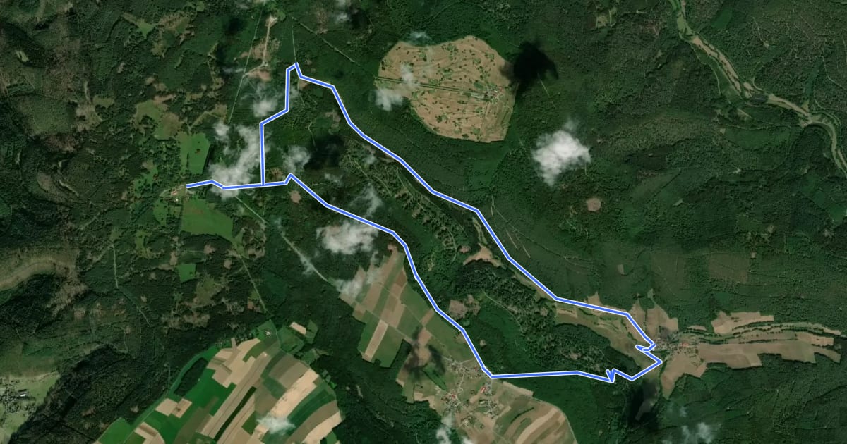 Маршрут Rundwanderweg Gönz 3 : Eulbach-Weg на спутниковом снимке