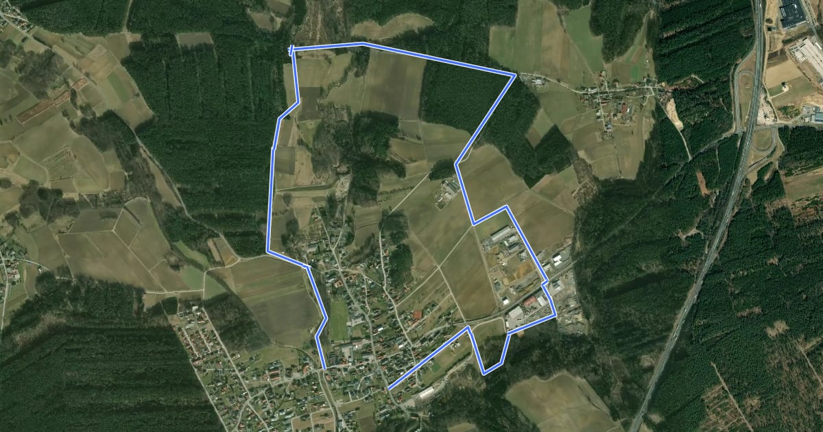 Маршрут Rundwanderweg Gemeindeschutzgebiet на спутниковом снимке
