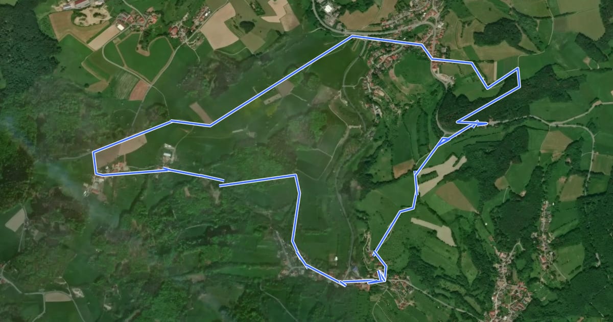 Маршрут Rundwanderweg Glattbach 1: Schelmenacker-Weg на спутниковом снимке