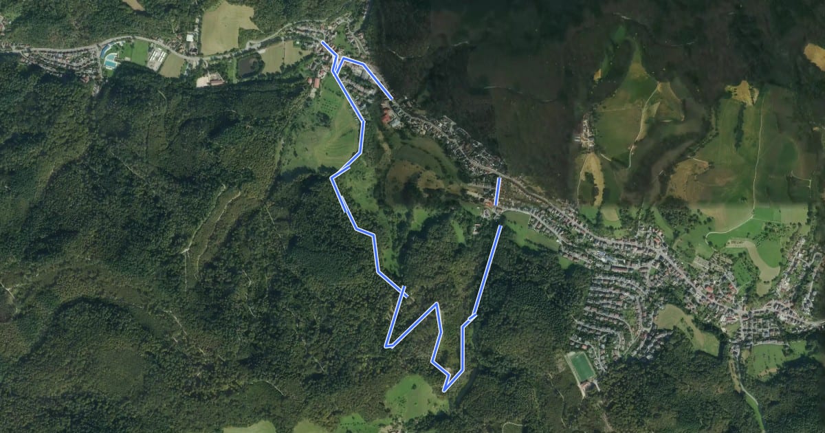 Маршрут Rundwanderweg Gorxheimertal 2: Gorxenkopf-Weg на спутниковом снимке