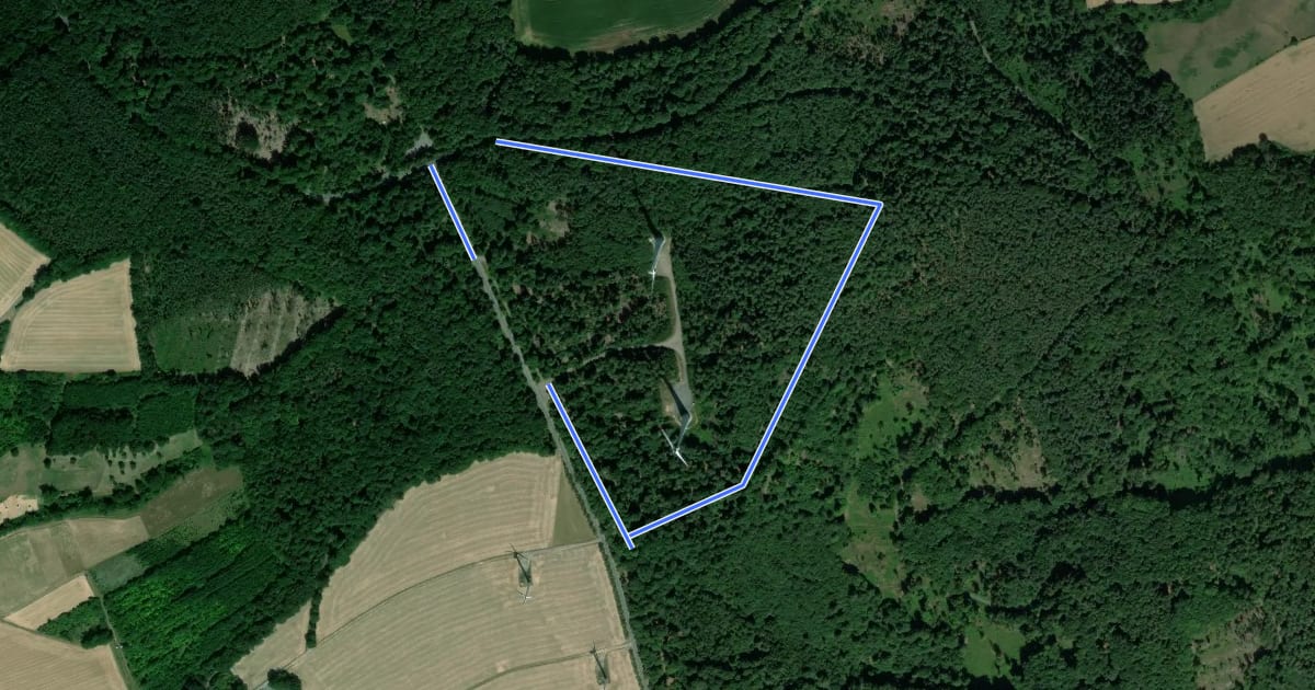 Маршрут Rundwanderweg Groß-Umstadt Binselberg 2: Wannrain-Weg на спутниковом снимке