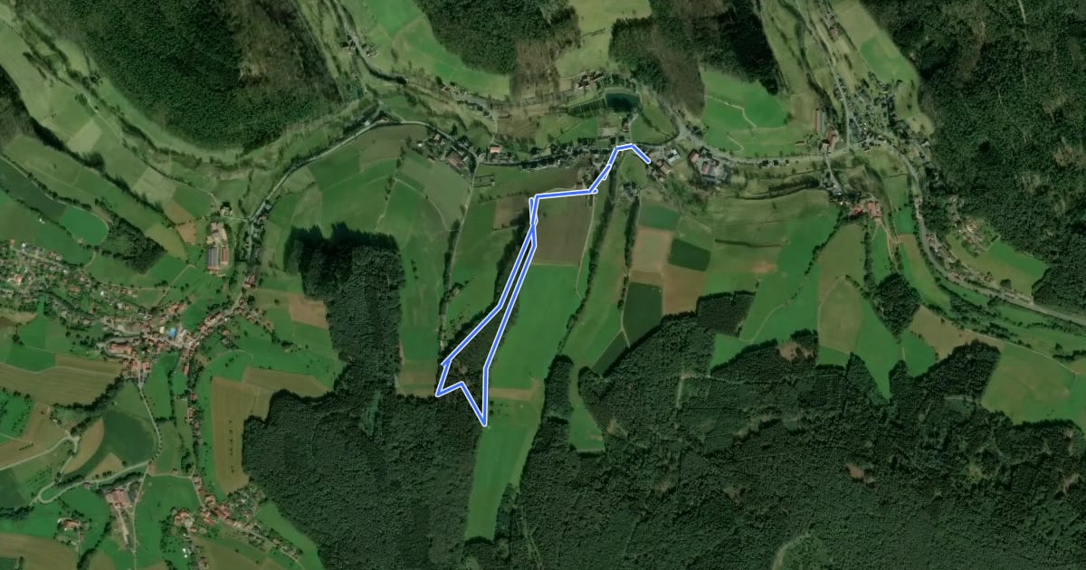 Маршрут Rundwanderweg Hüttental 2: Vogellehrpfad на спутниковом снимке