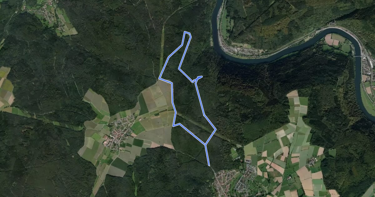 Маршрут Rundwanderweg Hansenwiese 5: Reihersee-Weg на спутниковом снимке