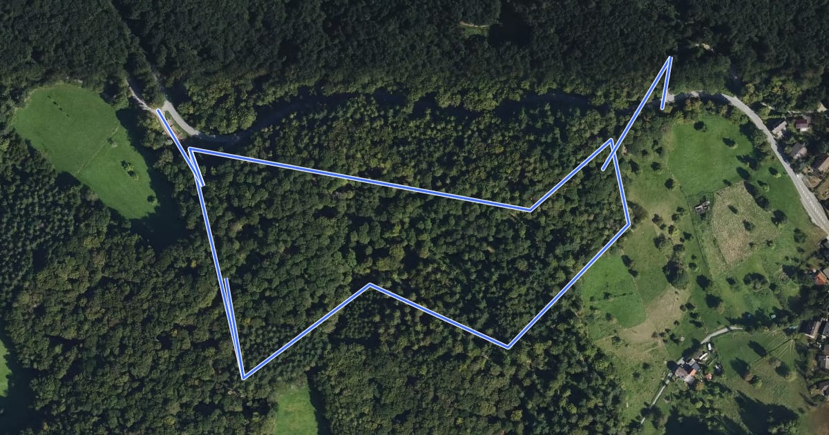 Маршрут Rundwanderweg Heppenheim An der Lee 1: Leerundweg на спутниковом снимке