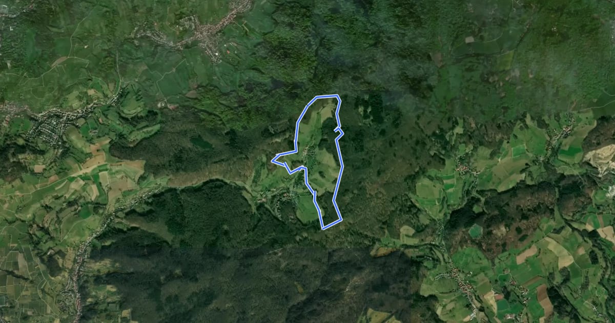 Маршрут Rundwanderweg Heppenheim Goldbrunnen 2: Panoramaweg на спутниковом снимке