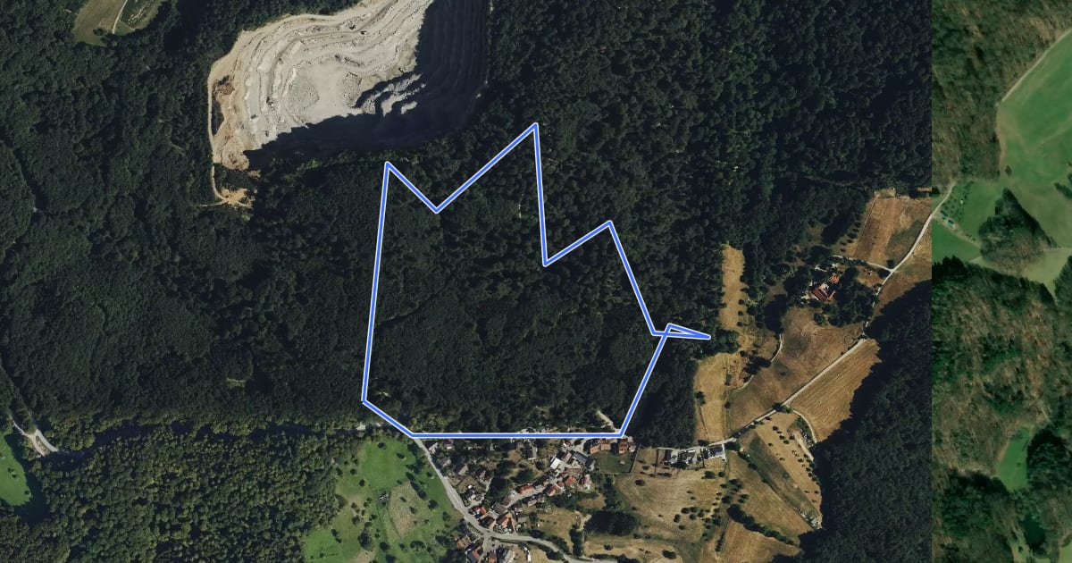 Маршрут Rundwanderweg Heppenheim Hölzerne Hand 5: Kohlplattenweg на спутниковом снимке