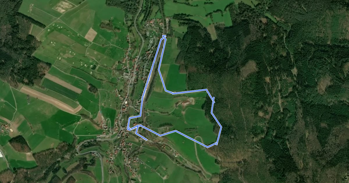 Маршрут Rundwanderweg Hetzbach 4: Güterberg-Weg на спутниковом снимке
