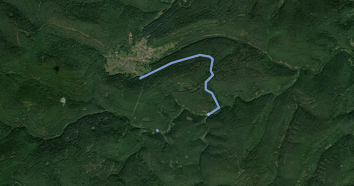 Маршрут Rundwanderweg Hornesselwiese 5 на спутниковом снимке