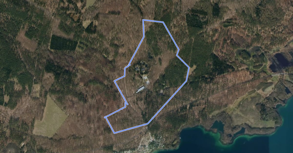 Маршрут Rundwanderweg Hubertusstock на спутниковом снимке