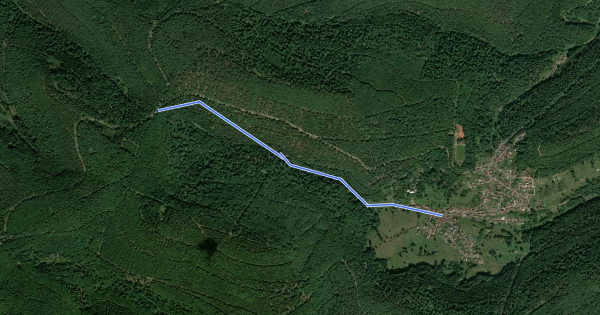 Маршрут Rundwanderweg Iggelbach 4 на спутниковом снимке