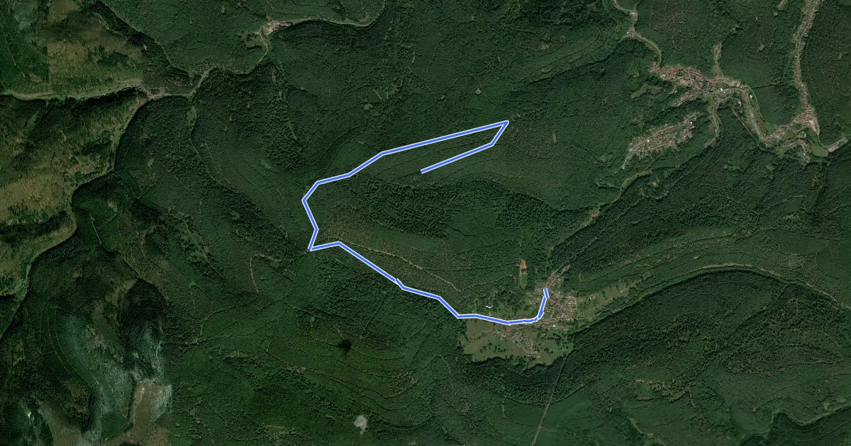 Маршрут Rundwanderweg Iggelbach 5 на спутниковом снимке