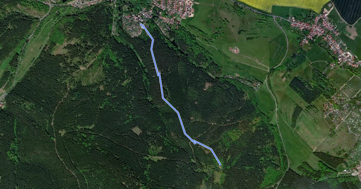 Маршрут Rundwanderweg Klosterbruder на спутниковом снимке