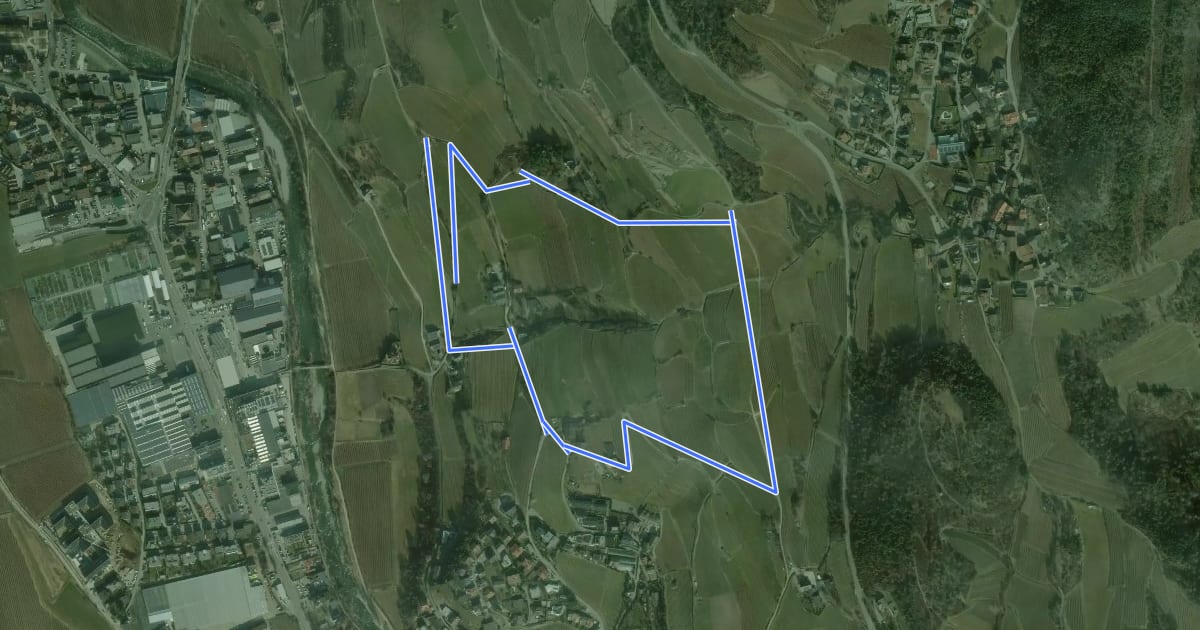 Маршрут Rundwanderweg Kranebitt - Passeggiata Costa d'Elvas на спутниковом снимке