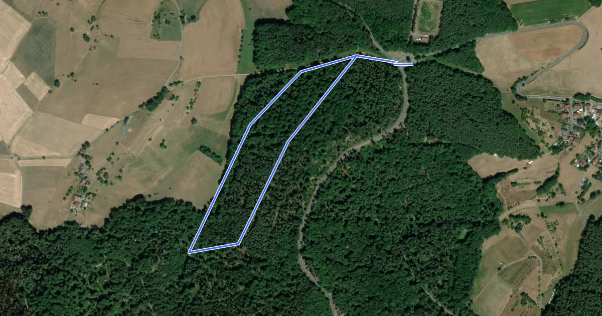 Маршрут Rundwanderweg Lützelbach Kastell-Windlücke 2: Klingenbrunnenweg на спутниковом снимке