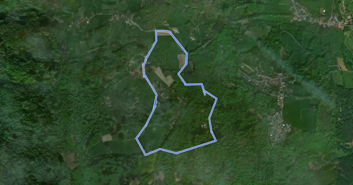 Маршрут Rundwanderweg Lautertal Brunnenwiese 1: Krehberg-Weg на спутниковом снимке