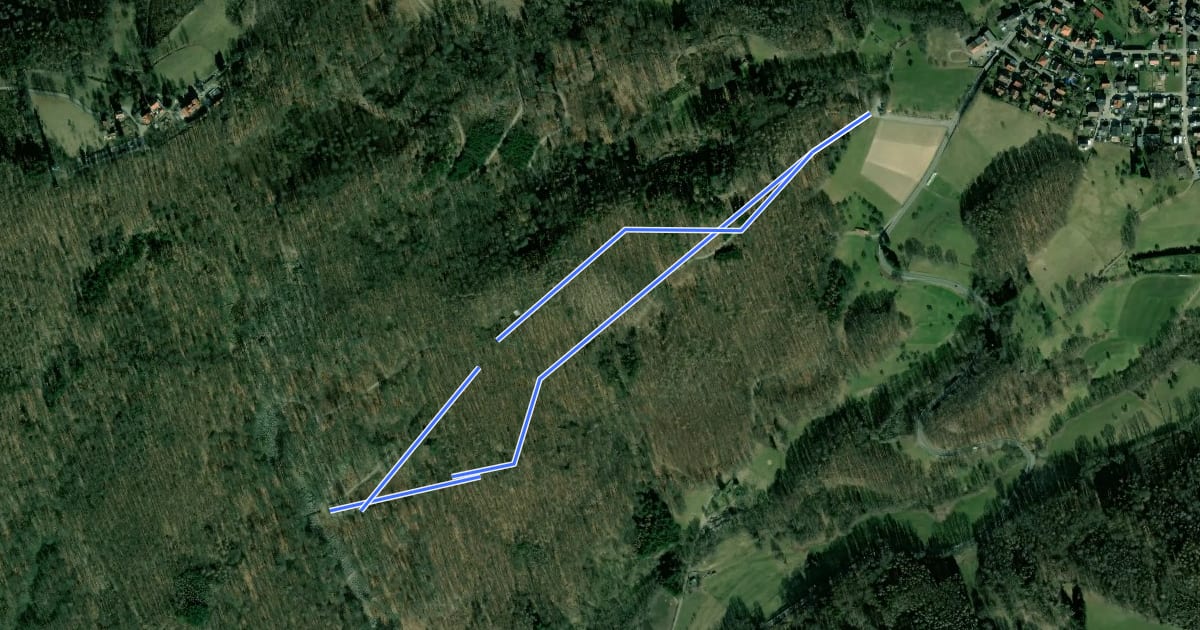 Маршрут Rundwanderweg Lautertal Römersteine 4: Bockshöhen-Weg на спутниковом снимке