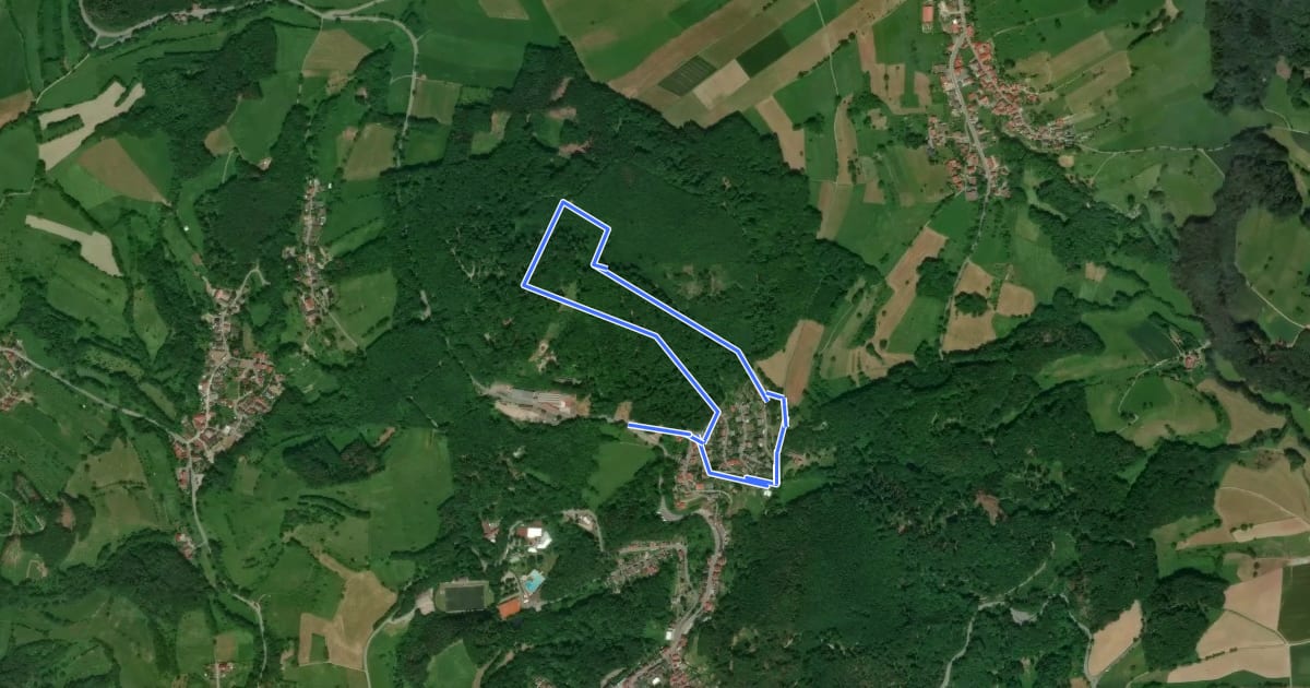 Маршрут Rundwanderweg Lindenfels Sauwaad 2: Bismarkwarteweg на спутниковом снимке