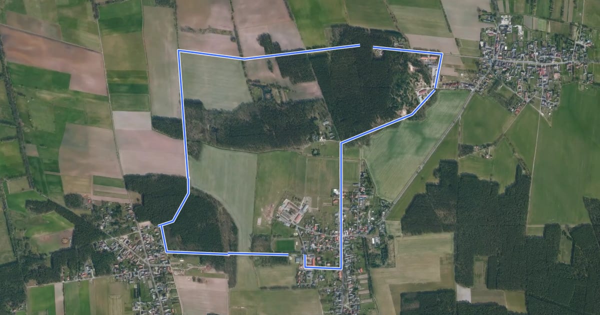 Маршрут Rundwanderweg Marienberge на спутниковом снимке